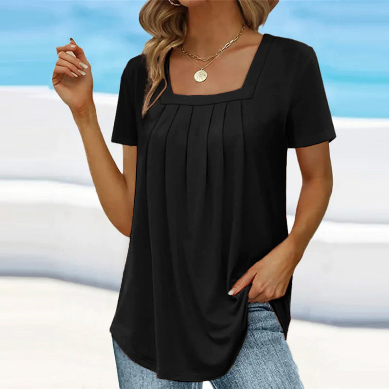 Elanora | Pleated Summer Blouse
