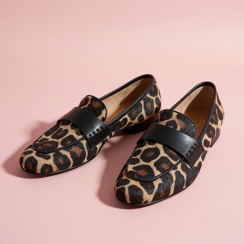 Livia |  Leopard Moccasins