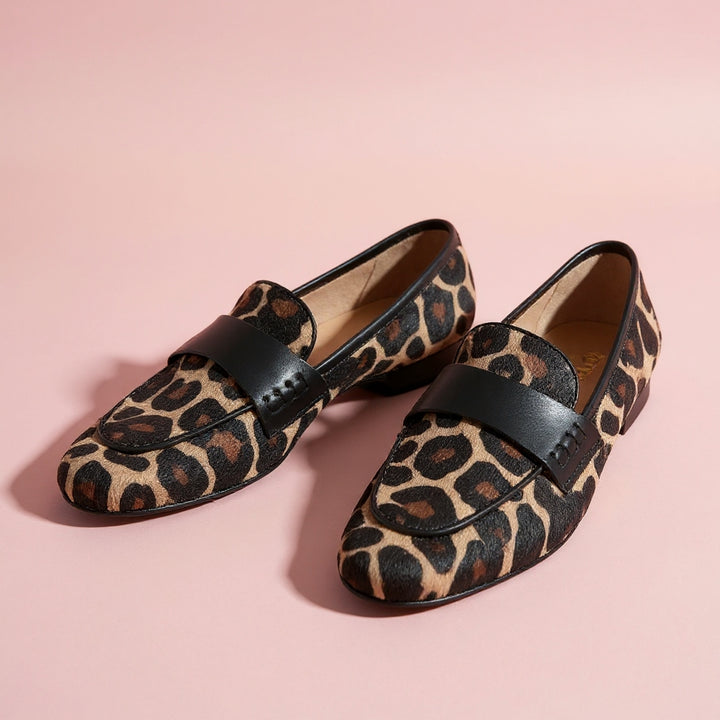Livia |  Leopard Moccasins