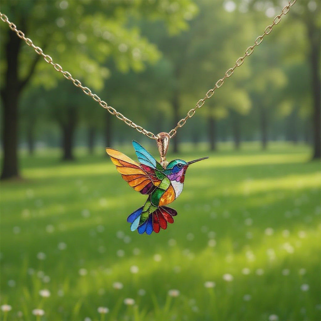 Lola | Beautiful Hummingbird Necklace