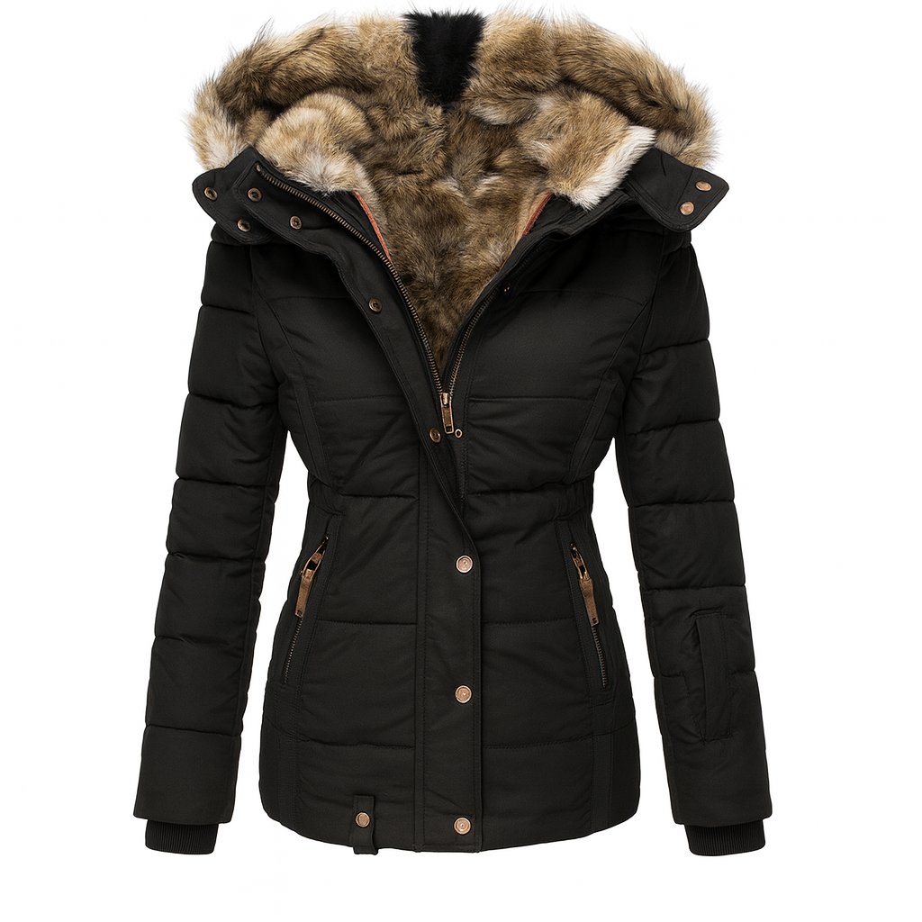 Annelie | Luxury Fur Hooded Jacket