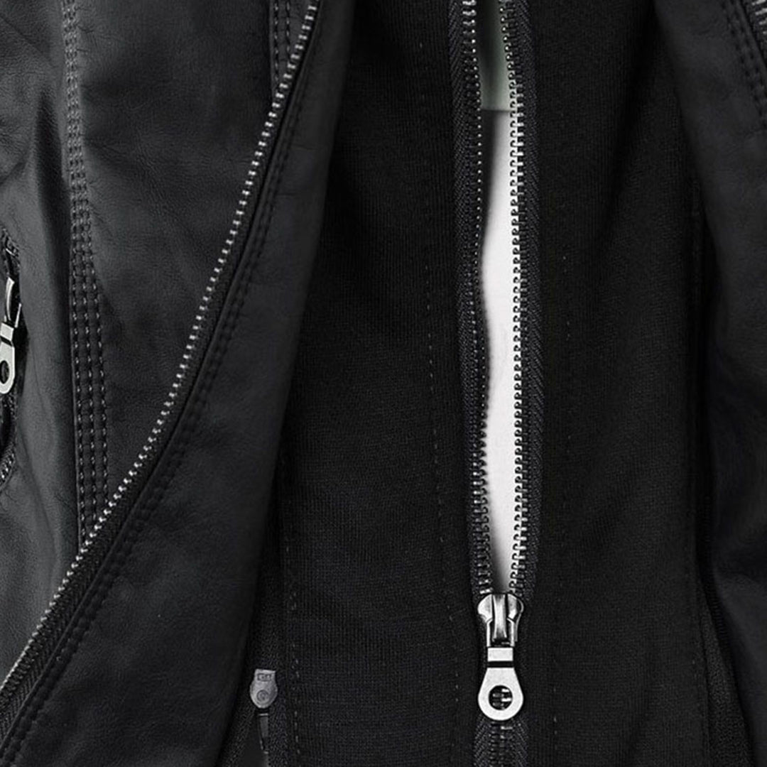 Ninna | Hooded Biker Jacket