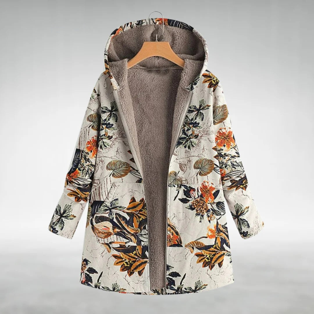 Maria | Floral Fleece Jacket