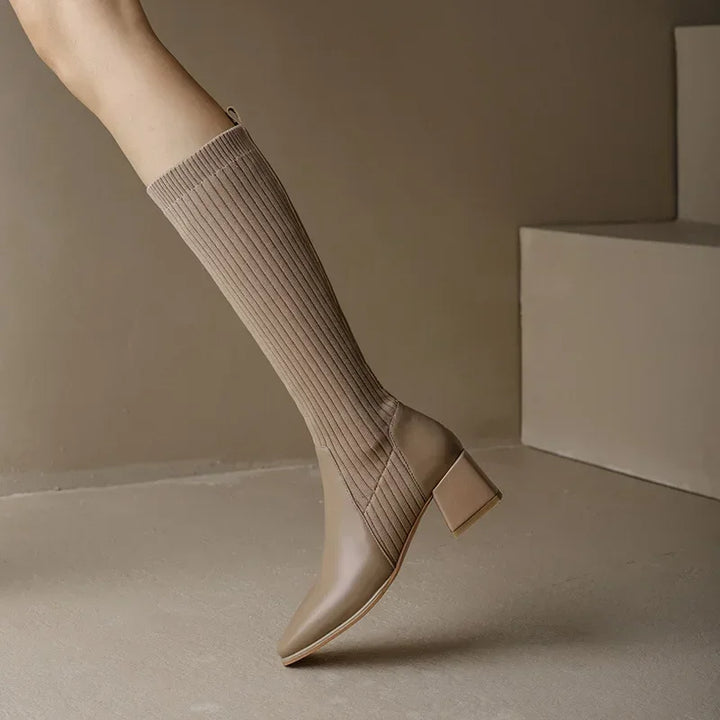 Sophia | Women’s Knit Over-the-Knee Boots