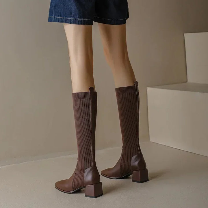 Sophia | Women’s Knit Over-the-Knee Boots