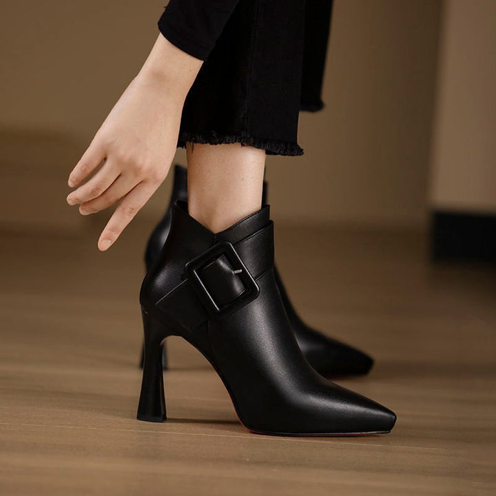 Vivien | High-Heel Leather Boots