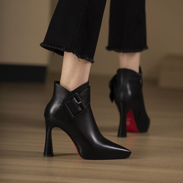 Vivien | High-Heel Leather Boots