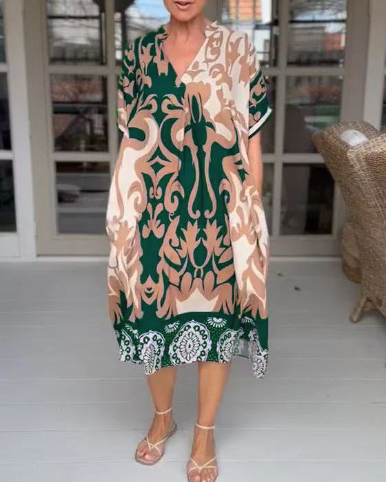 Nola Timeless Printed Dress