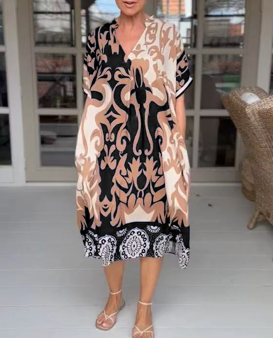 Nola Timeless Printed Dress