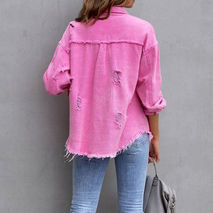 Madison | Ripped Denim Jacket