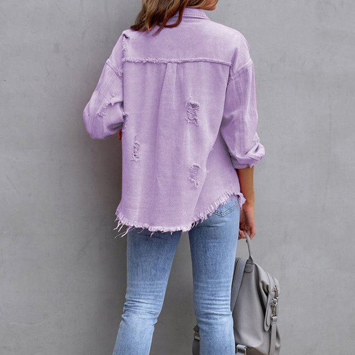 Madison | Ripped Denim Jacket