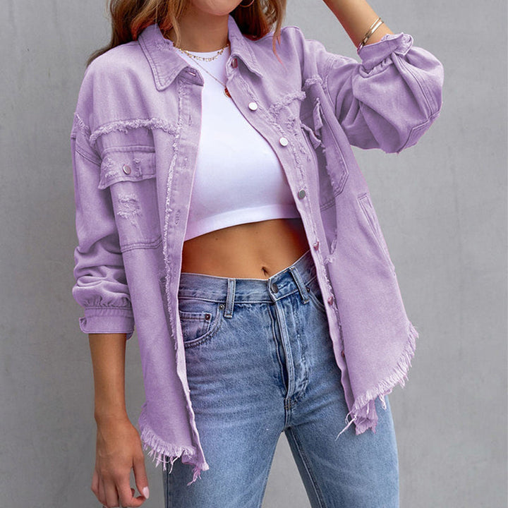 Madison | Ripped Denim Jacket