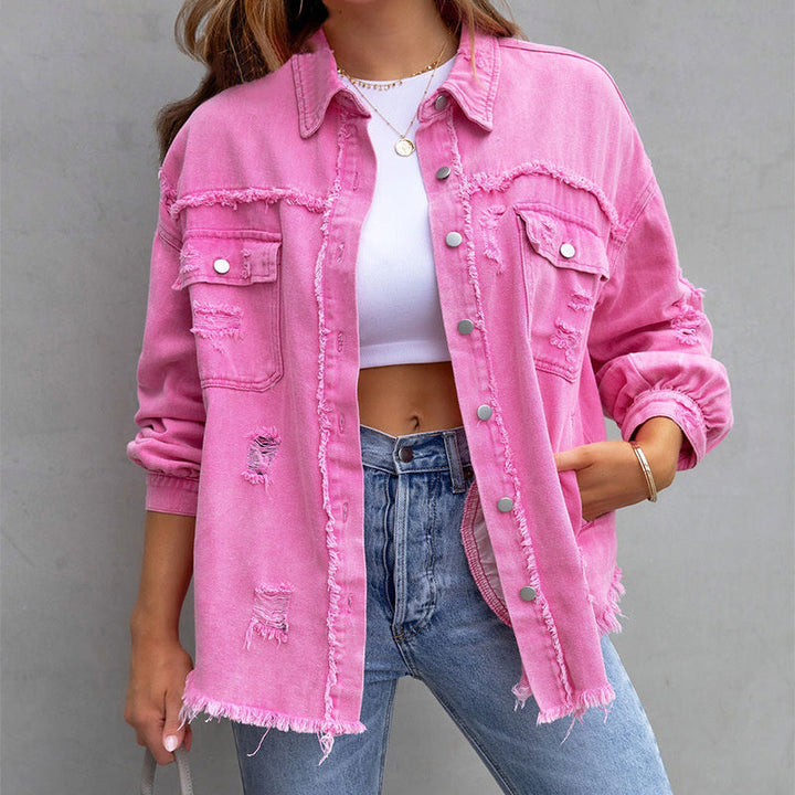 Madison | Ripped Denim Jacket