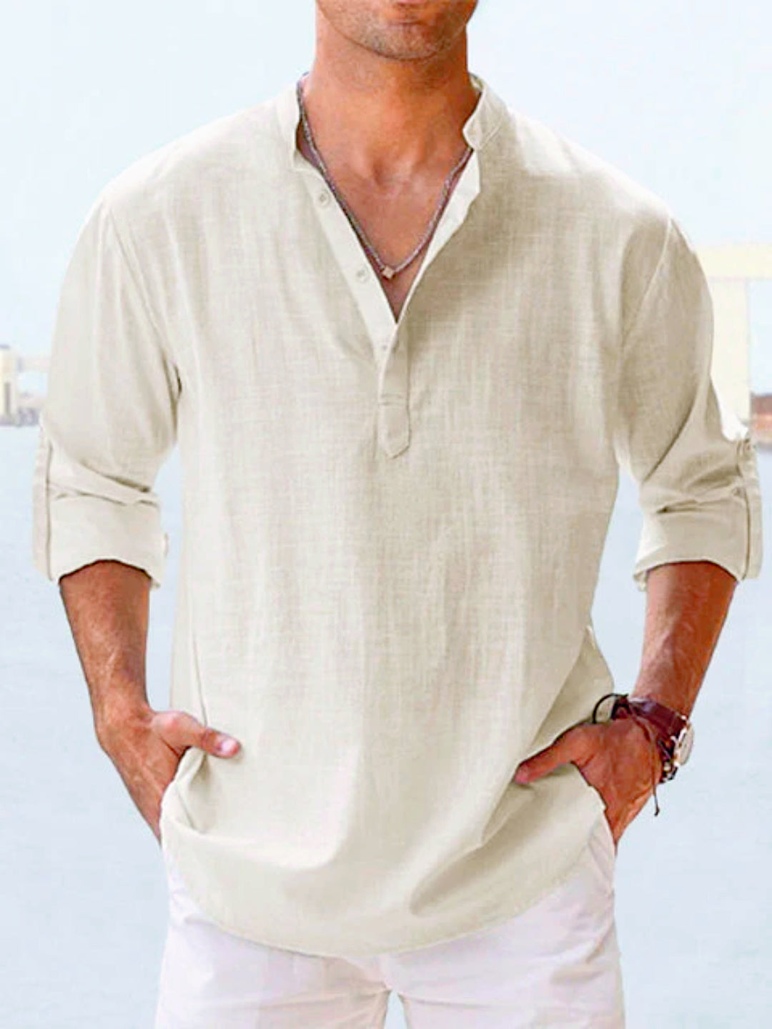 Noah | Casual linen shirt