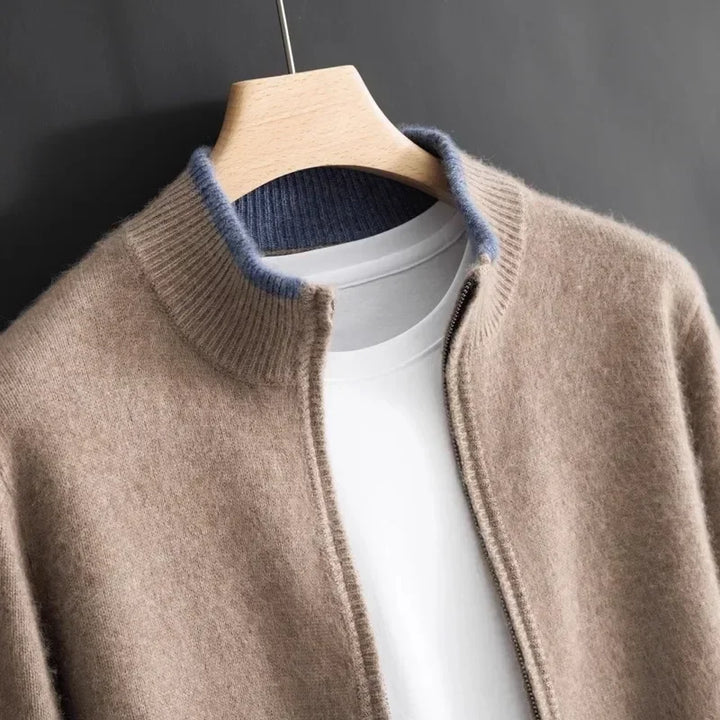 Leandro | Cashmere Zip Jacket