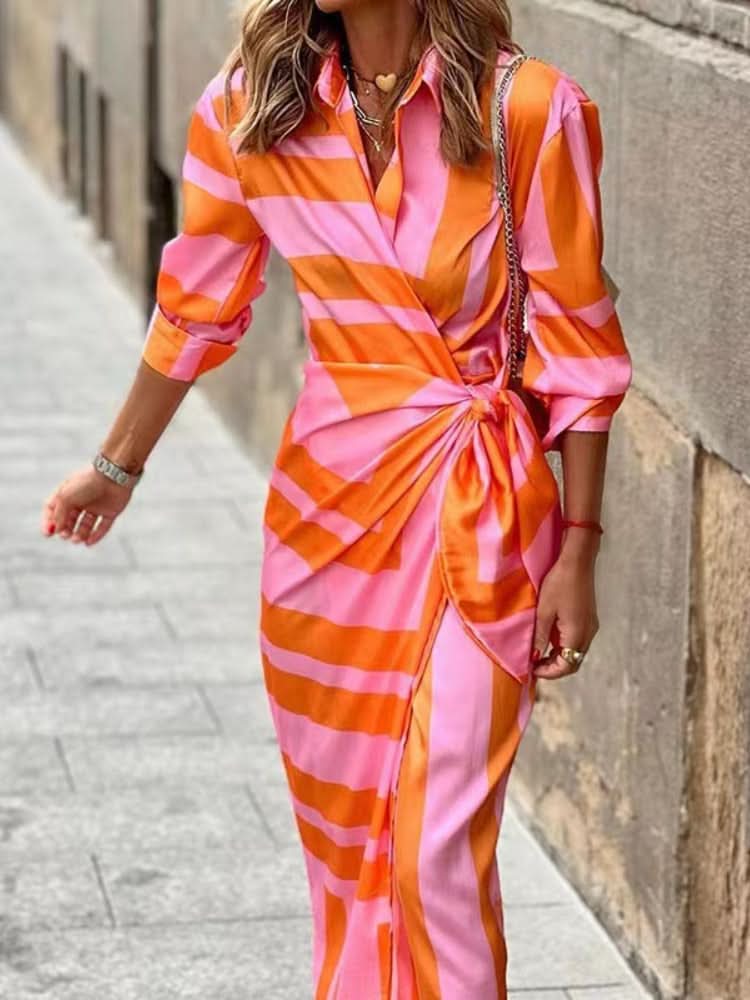 Selena | Printed Wrap Dress