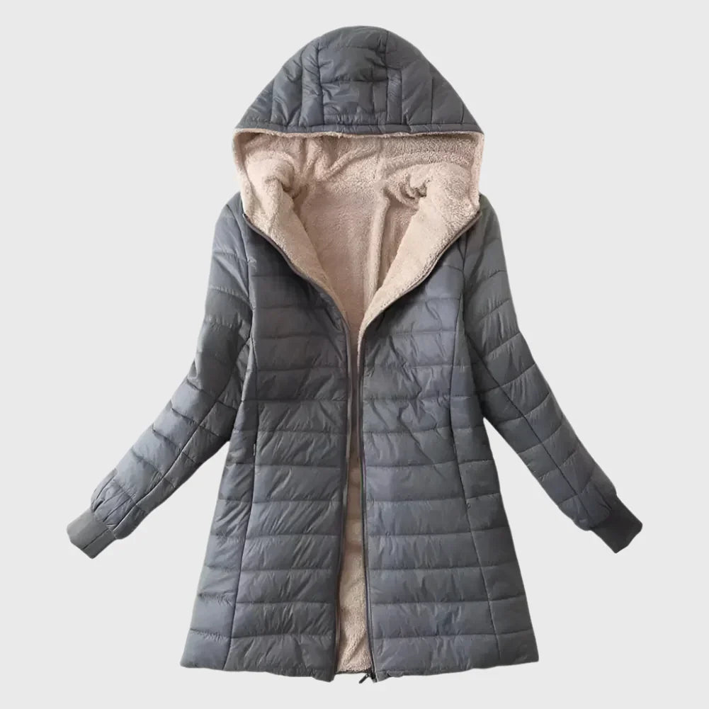 Sara | Cozy Hooded Puffer Coat