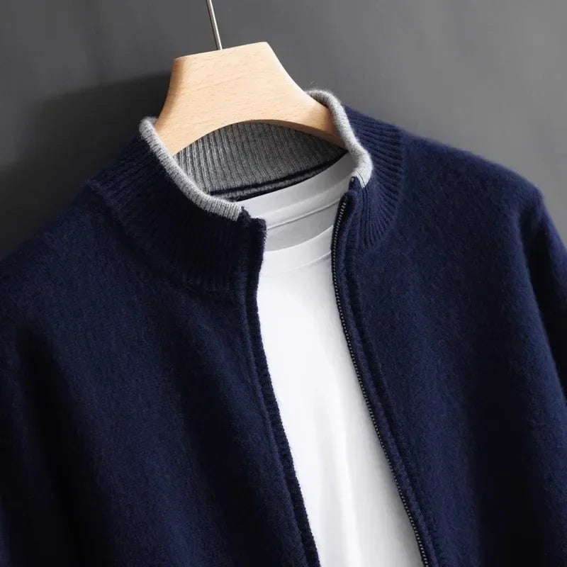 Leandro | Cashmere Zip Jacket