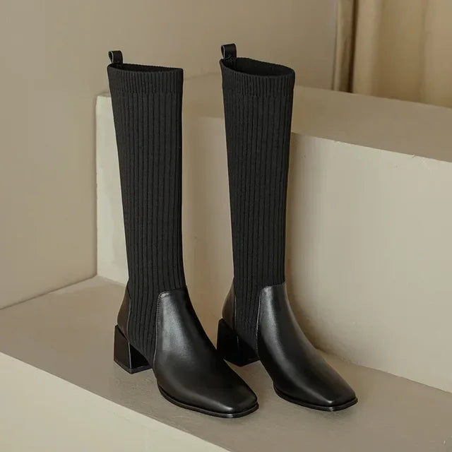 Sophia | Women’s Knit Over-the-Knee Boots