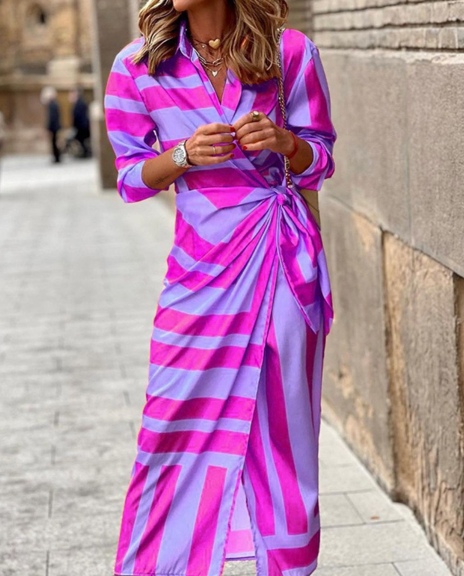 Selena | Printed Wrap Dress