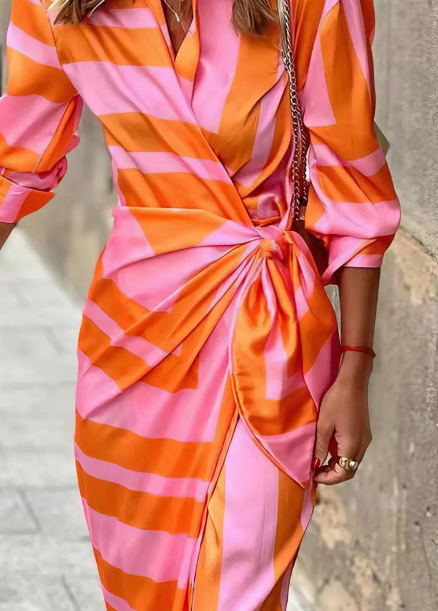 Selena | Printed Wrap Dress