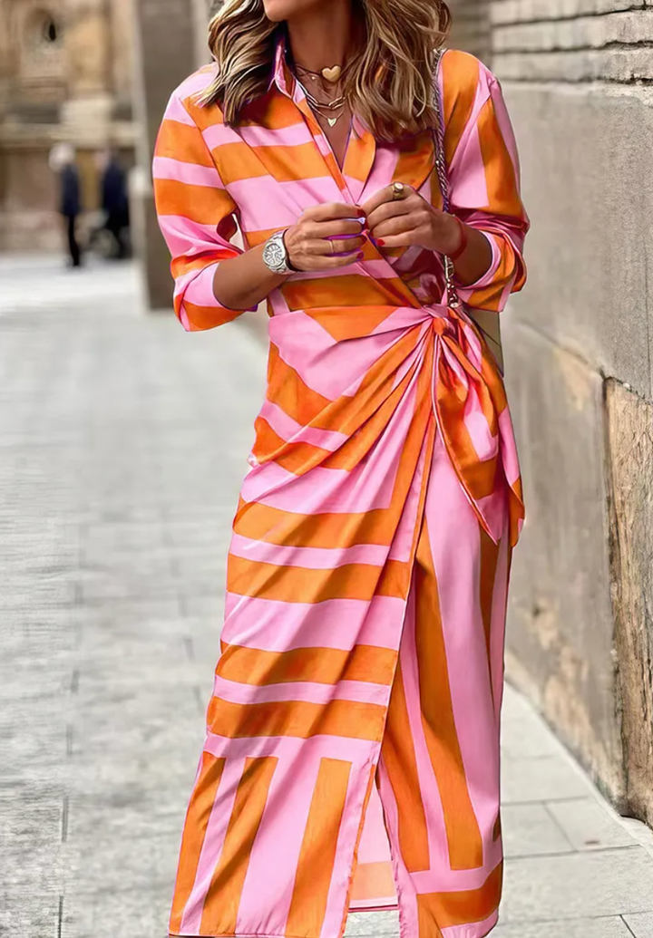 Selena | Printed Wrap Dress