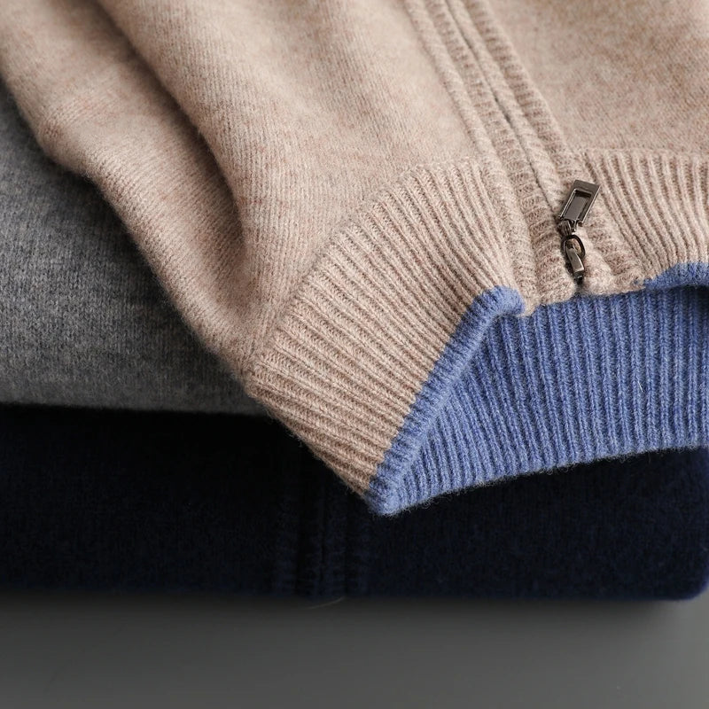Leandro | Cashmere Zip Jacket