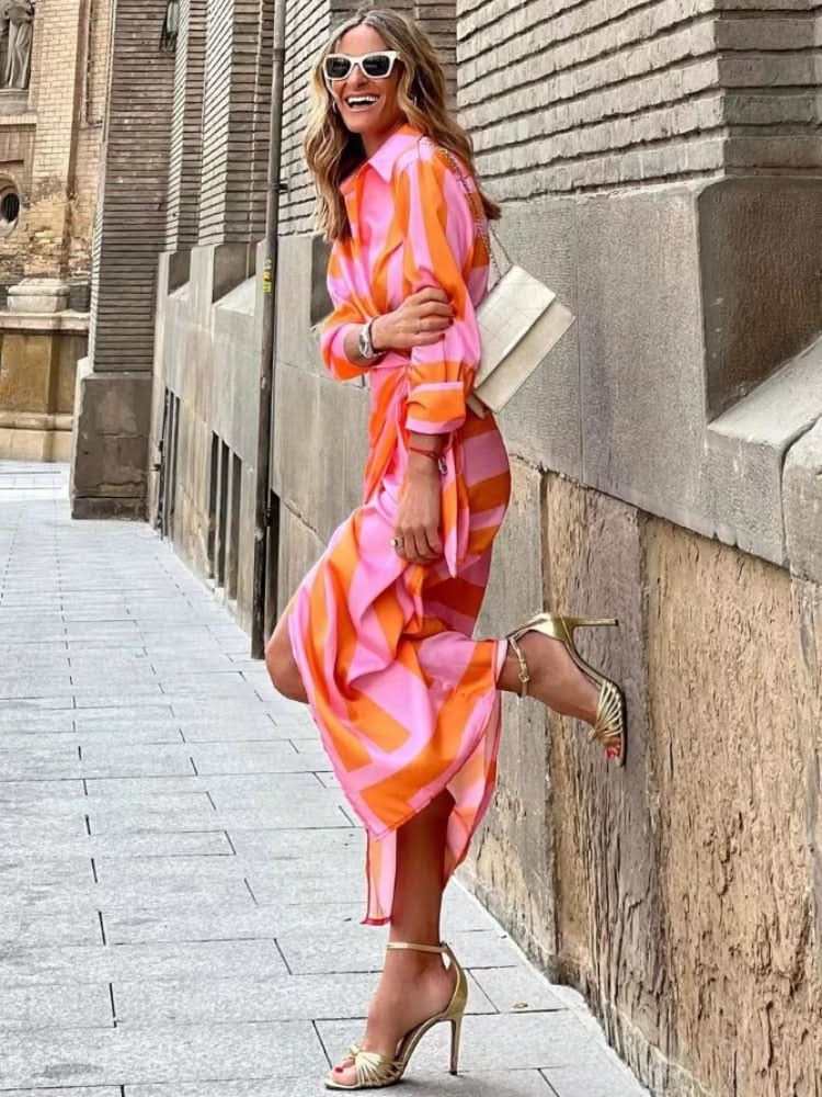 Selena | Printed Wrap Dress