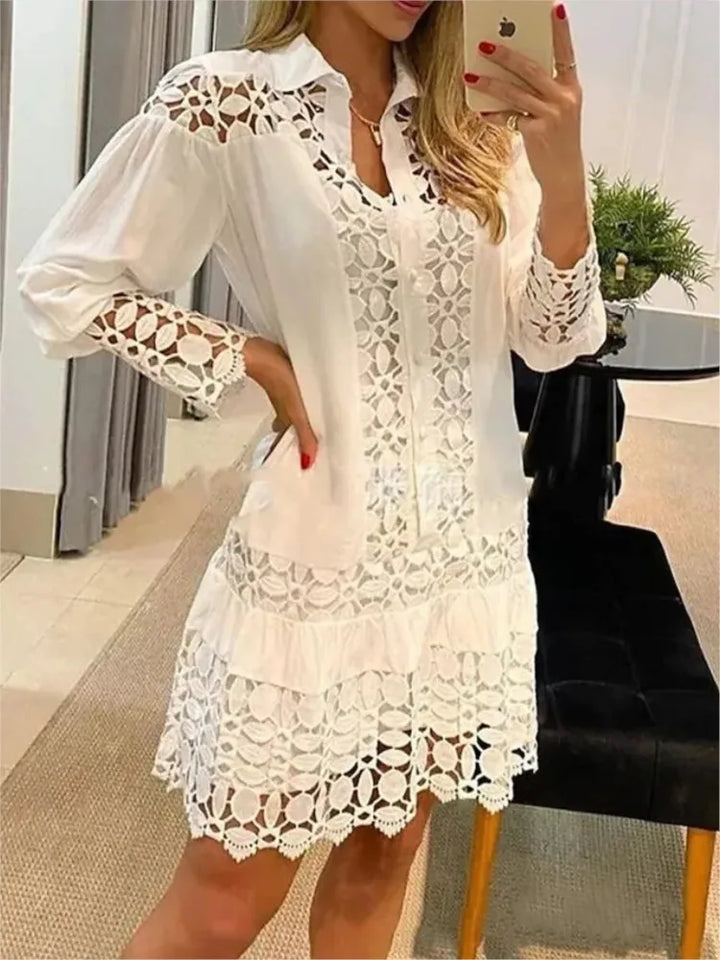 Taylor | The Lace Tiered Dress
