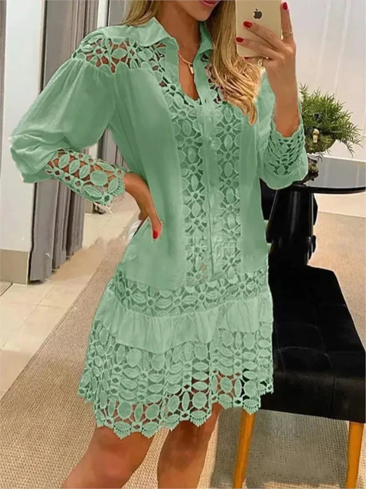 Taylor | The Lace Tiered Dress