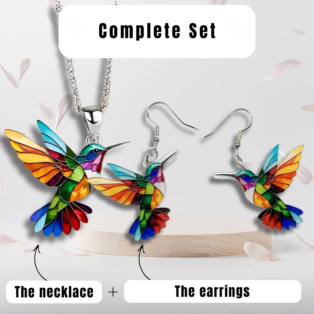 Florence | Beautiful hummingbird Design Necklace