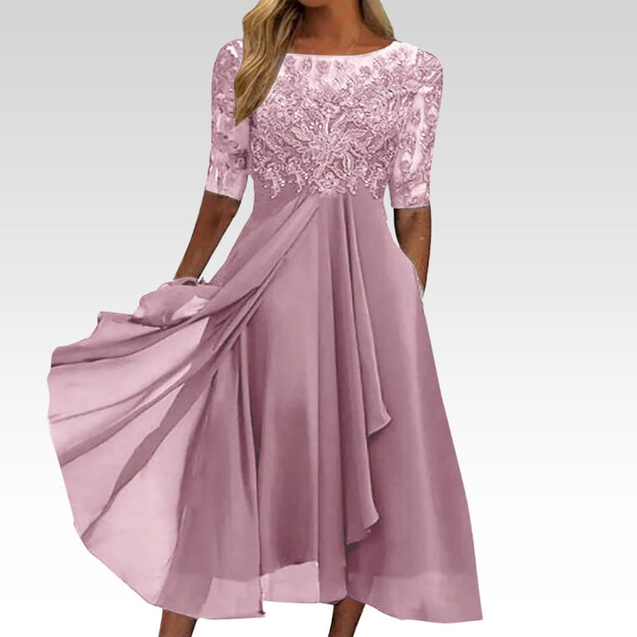 Tina | Lace Embroidered Dress