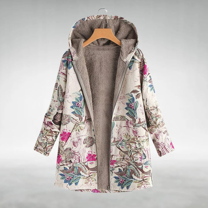 Maria | Floral Fleece Jacket