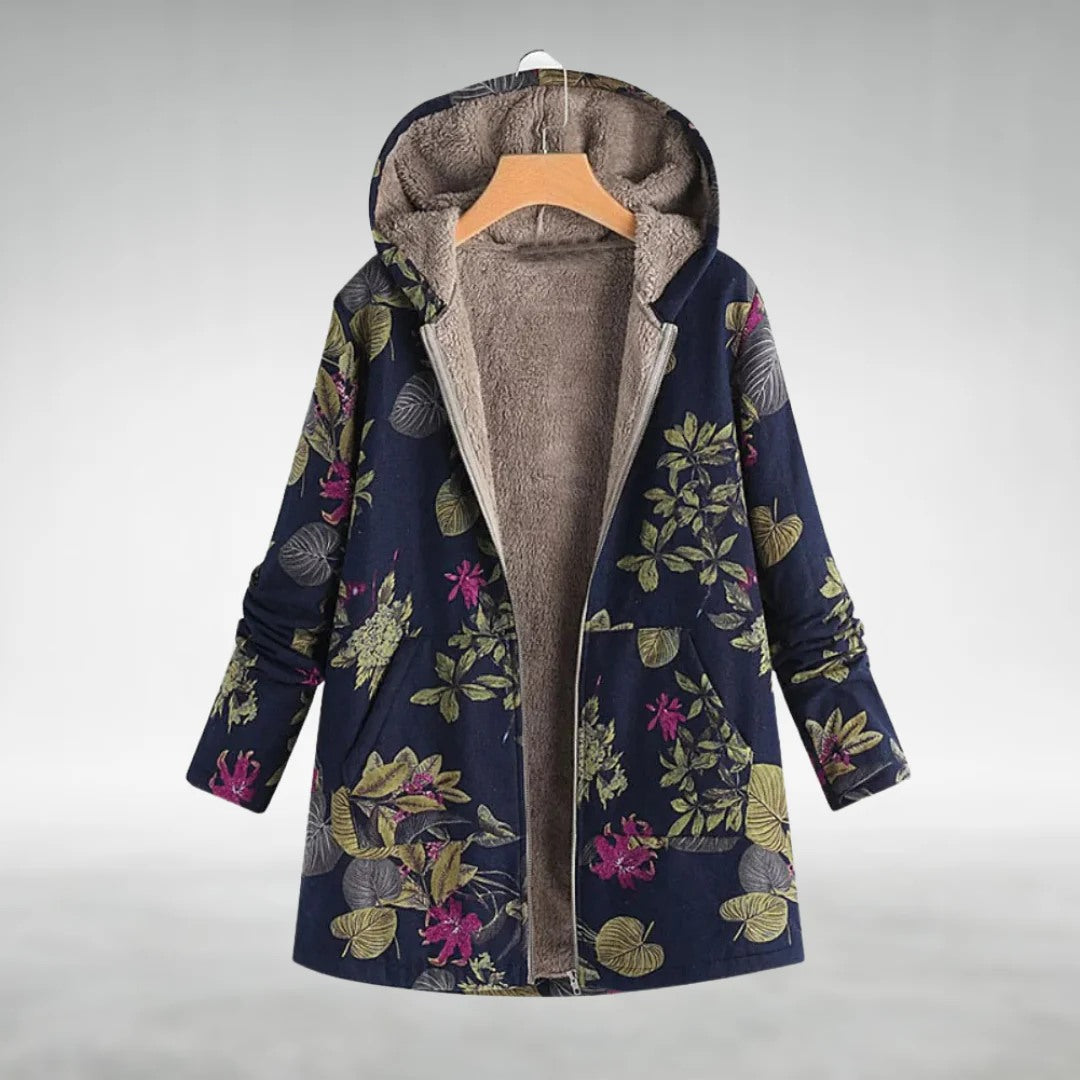Maria | Floral Fleece Jacket