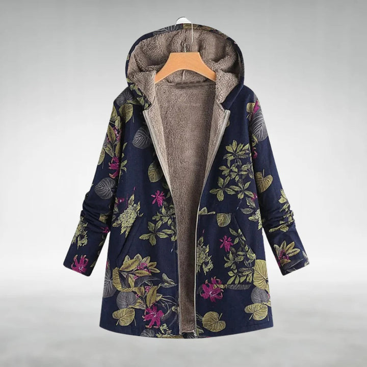 Maria | Floral Fleece Jacket