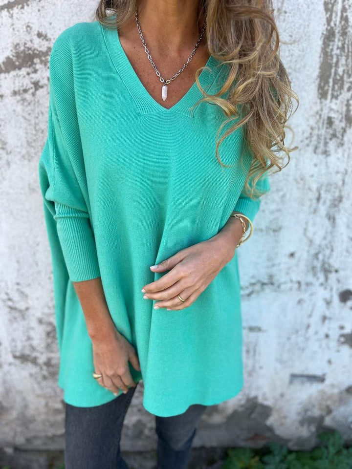 Serena | Oversized V-Neck Sweater
