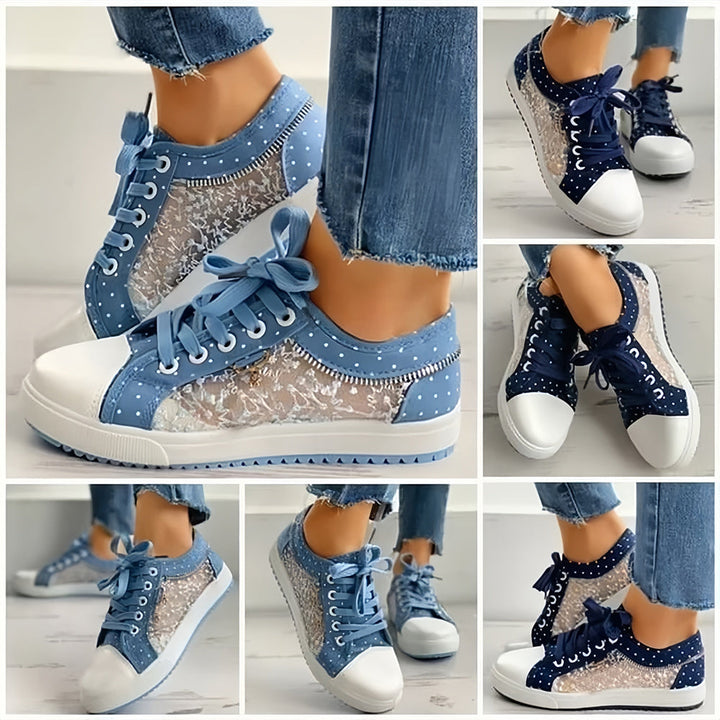 Zara | Trendy Lace-Up Sneakers
