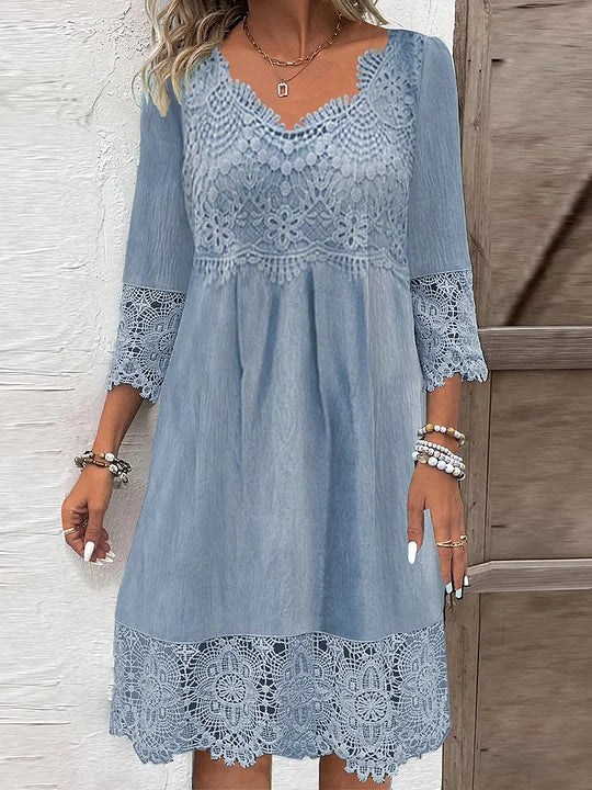 Molly | Elegant Lace Midi Dress