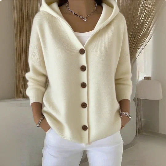 Grace | Knitted Hooded Cardigan