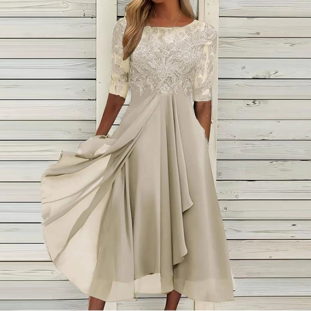Tina | Lace Embroidered Dress