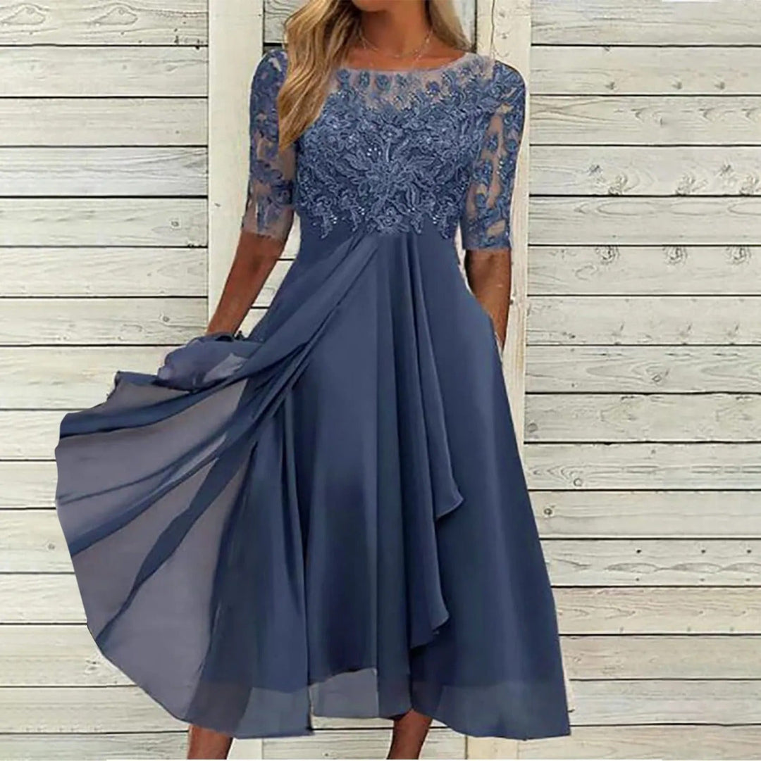 Tina | Lace Embroidered Dress