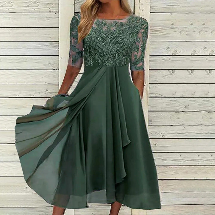Tina | Lace Embroidered Dress