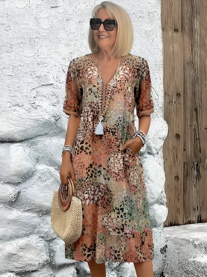 Amelie | Floral Midi Dress