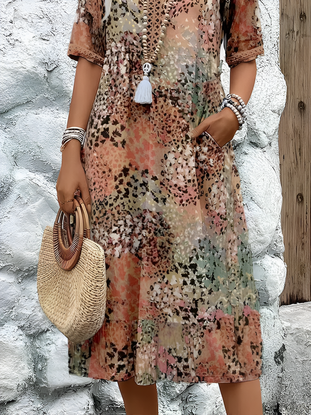 Amelie | Floral Midi Dress