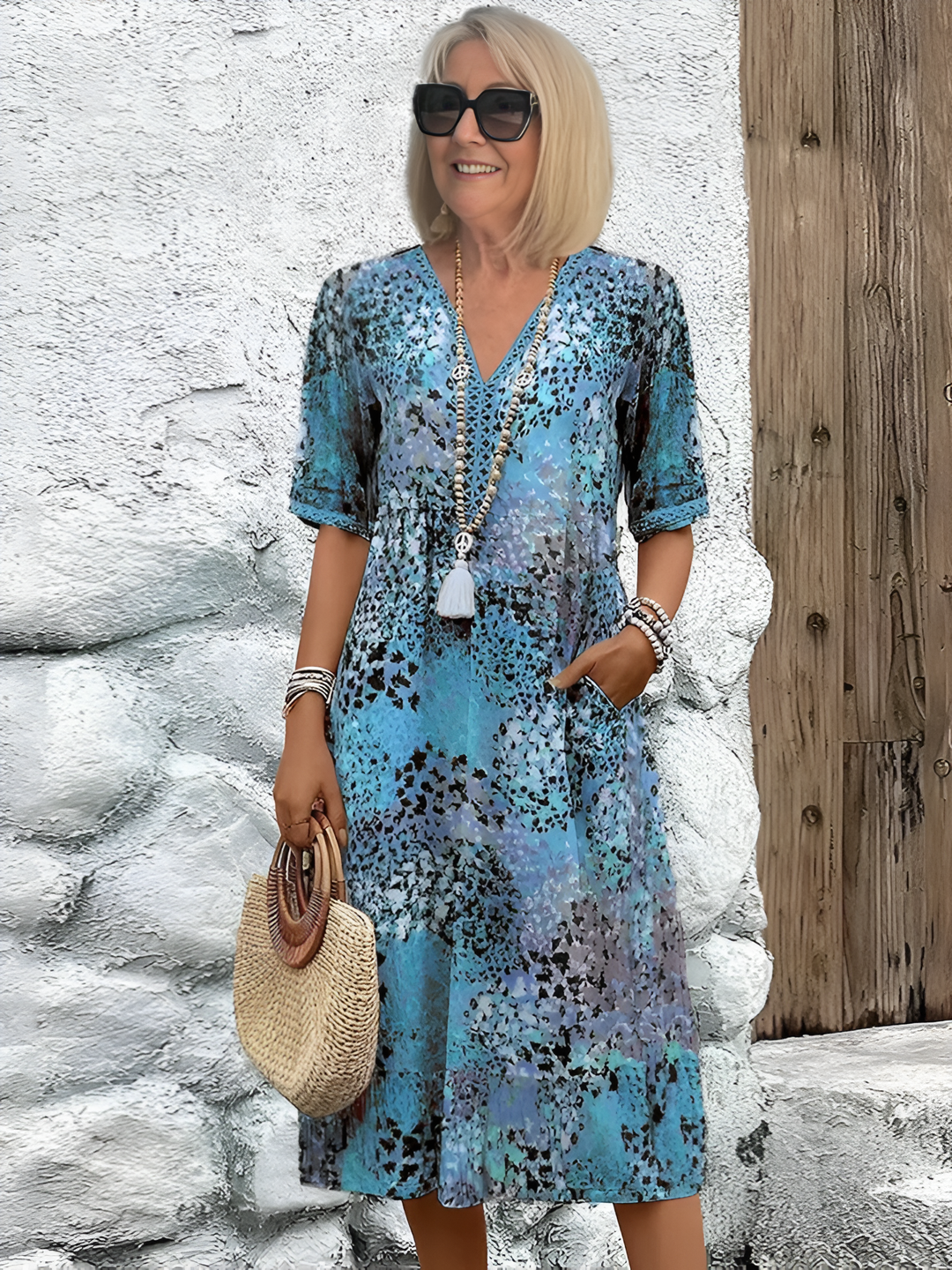 Amelie | Floral Midi Dress