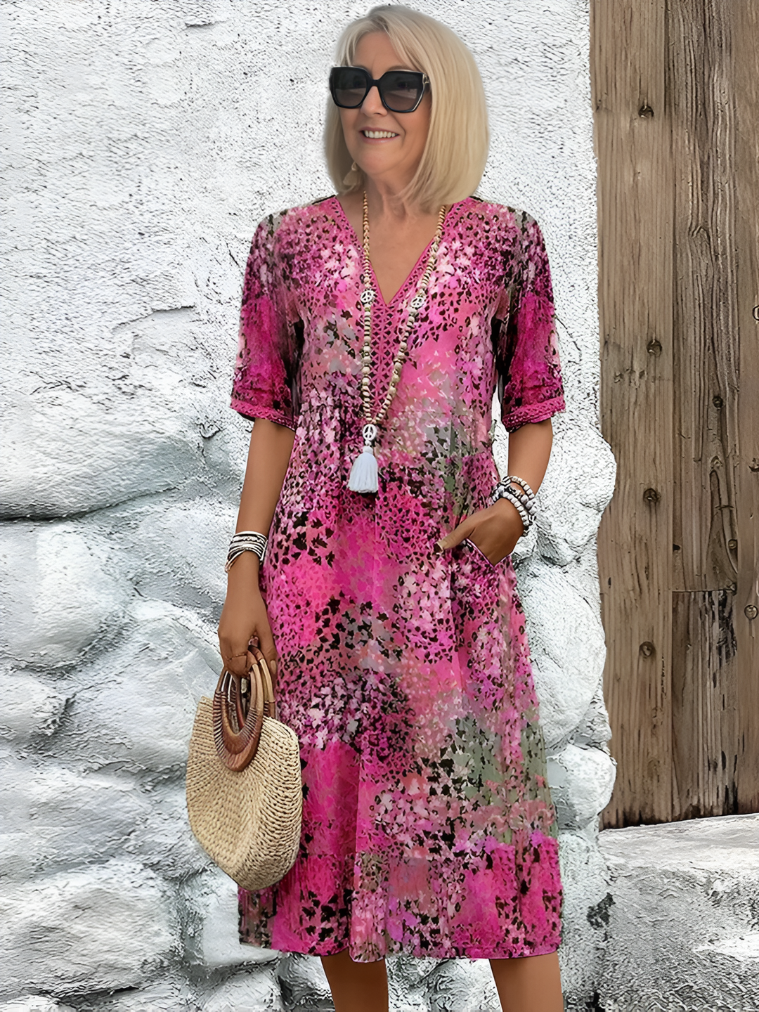 Amelie | Floral Midi Dress