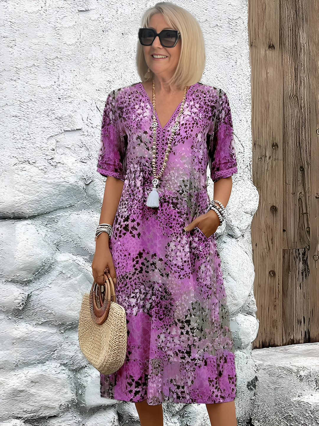 Amelie | Floral Midi Dress