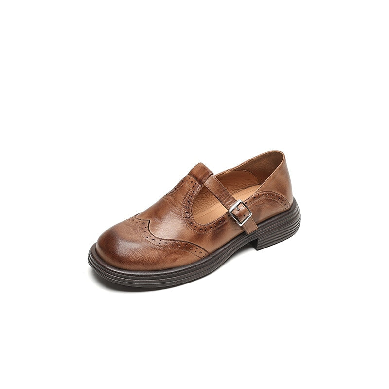 Emily | Elegant Leather Mary Janes