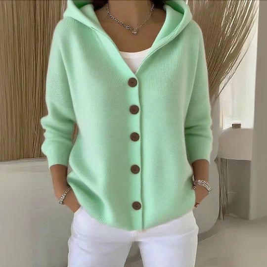 Grace | Knitted Hooded Cardigan