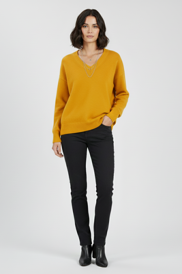 Ella - V-Neck Pullover Jumper
